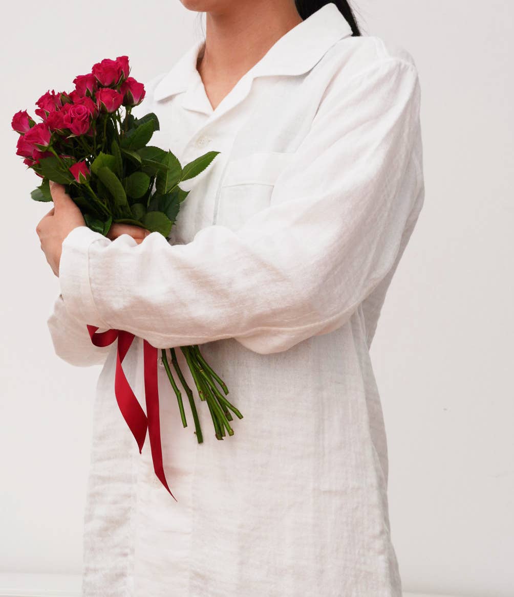 UCHINO - Wholesale Sleepwear Set - Women's - UCHINO Marshmallow Gauze Pajama - White7