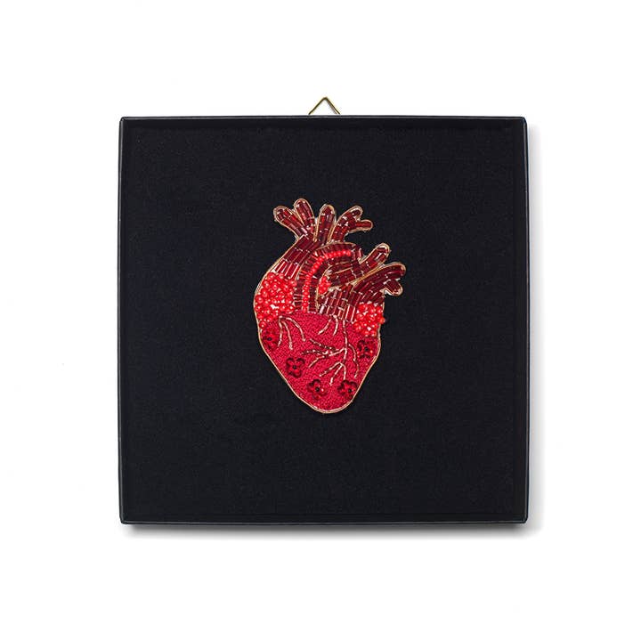 Hellen van Berkel HeartMadePrints - Wholesale Brooch - Heart brooch handmade