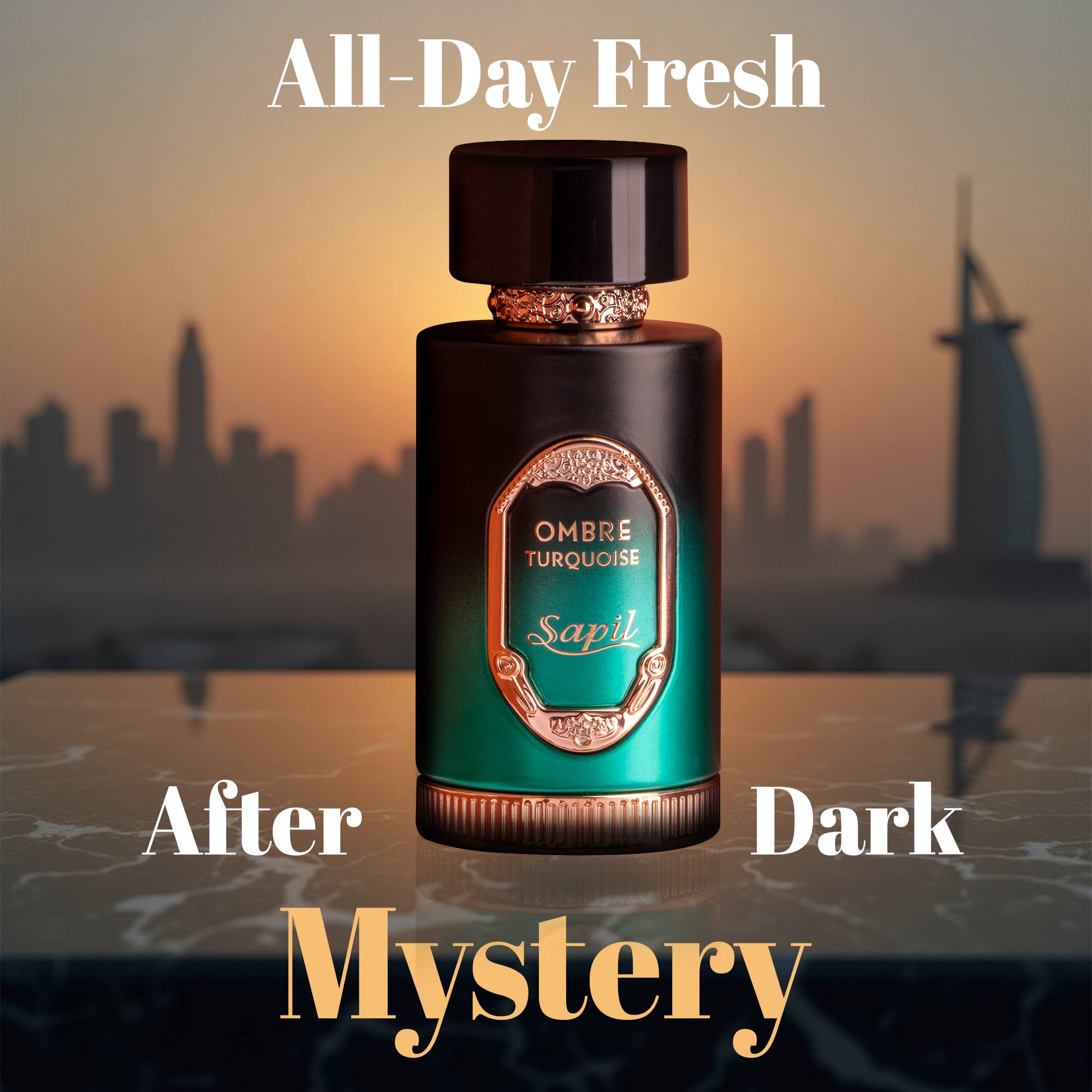 SWISS ARABIAN - Wholesale Perfume/Eau de Toilette - Sapil Ombre Turquoise Luxury Eau De Parfum  for Unisex 100ml3