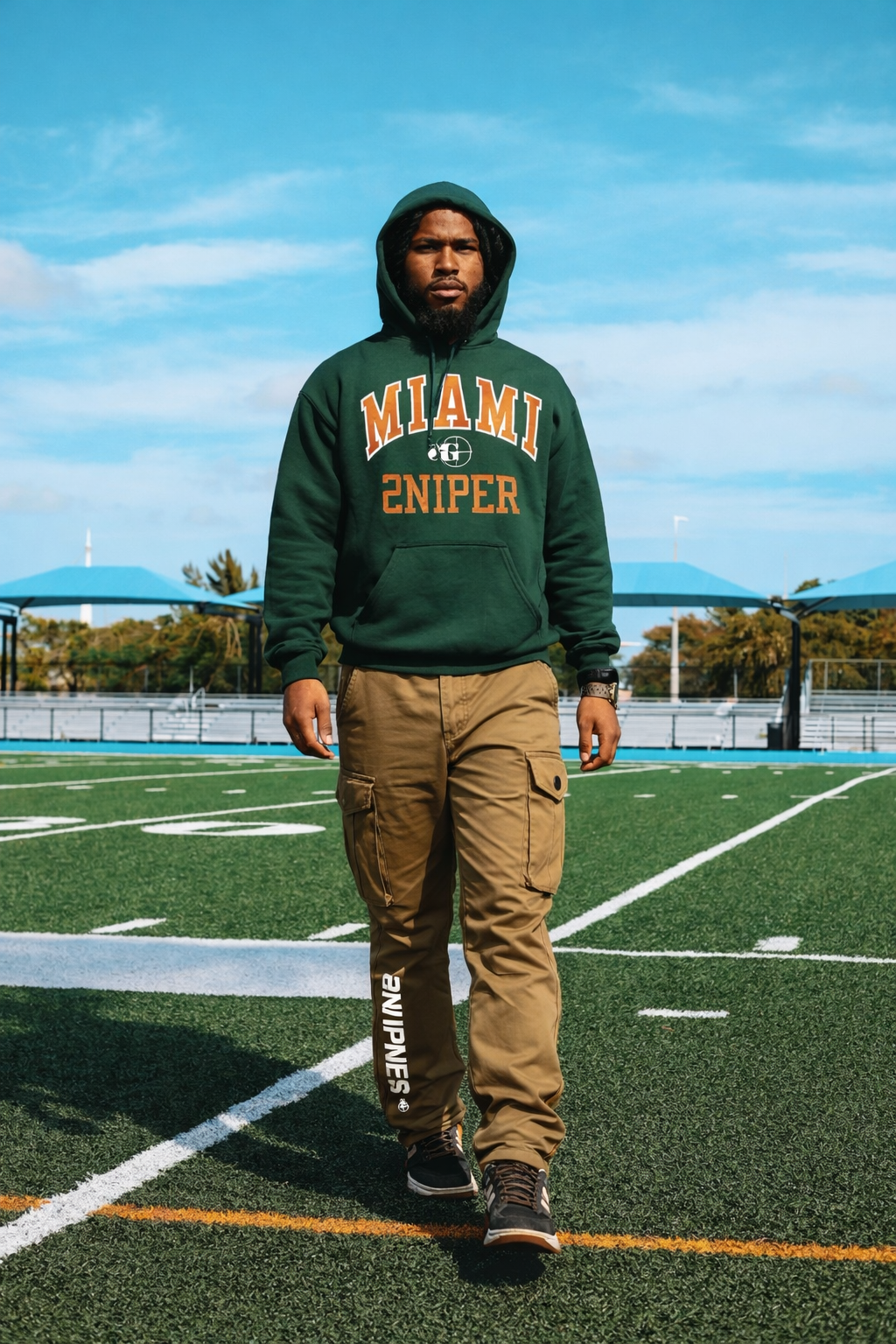 Sniper Gang Apparel - Wholesale Pants - Men's - Sniper Cargo Pants (Khaki)4