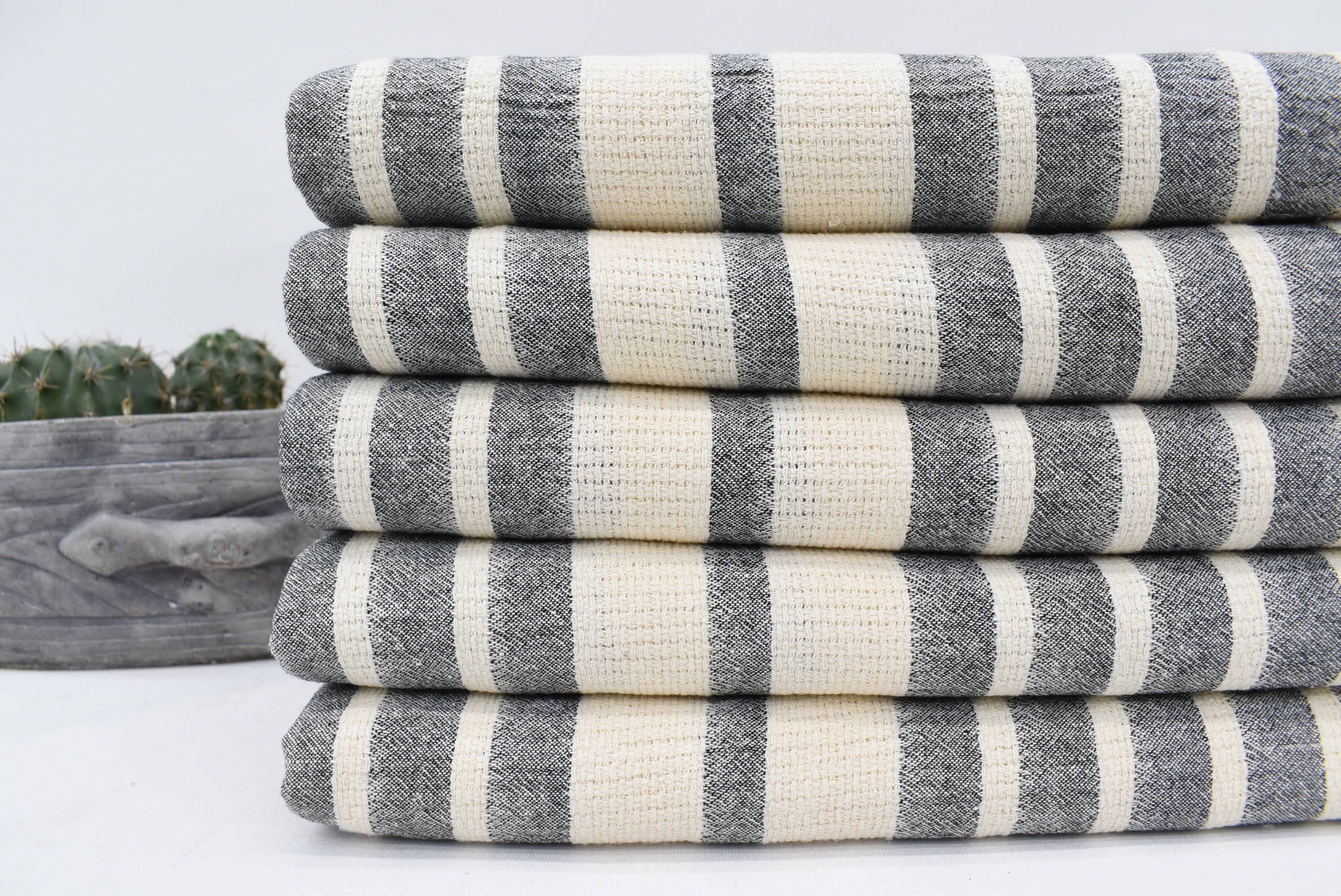 Organic Turkish Towels - Wholesale Bath Towel - Luxury Black Turkish Bath Towel, Perfect Gift Towel2