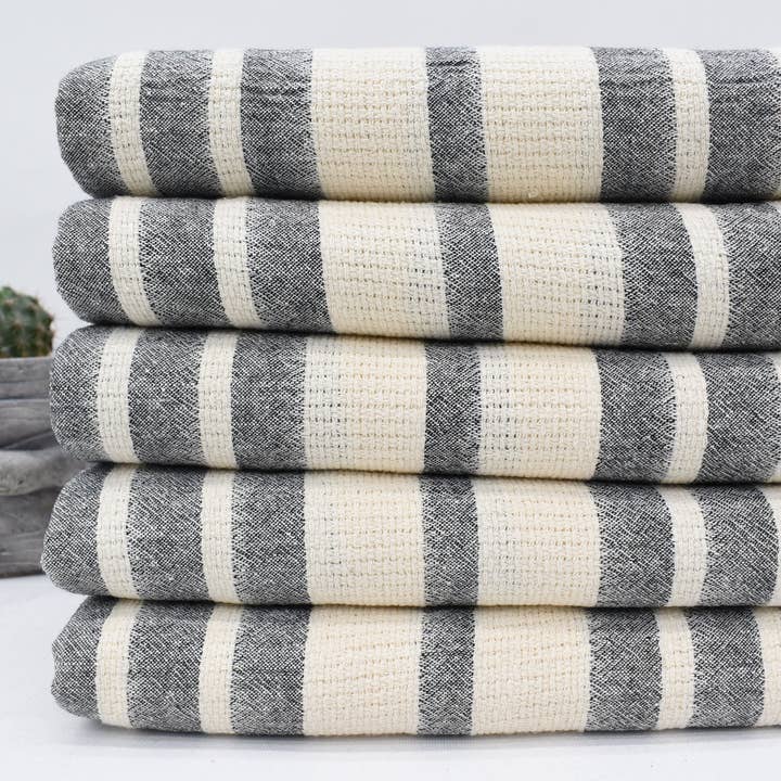 Organic Turkish Towels - Wholesale Bath Towel - Luxury Black Turkish Bath Towel, Perfect Gift Towel2
