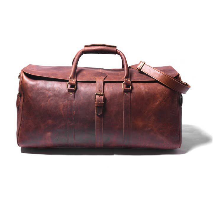 Dotch Leather - Wholesale Weekender Bag - Men's - Zeppelin Leather Duffle Bag- Weekend Travel Bags For Men1