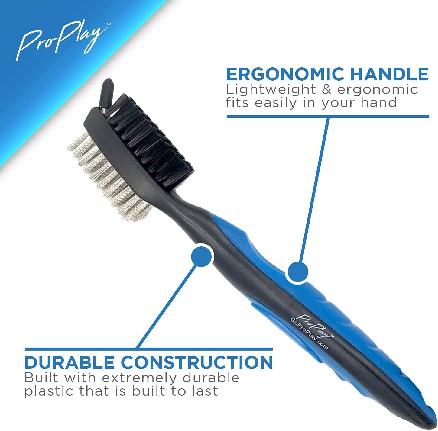 ProPlay Golf – Acessórios desportivos por atacado – Escova e Limpador de Ranhuras para Taco de Golfe3