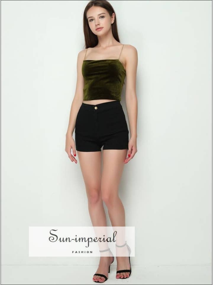 Sun Imperial - Wholesale Shorts - Women's - Women Vintage Apparel Slim Bottom Tight-fitting High