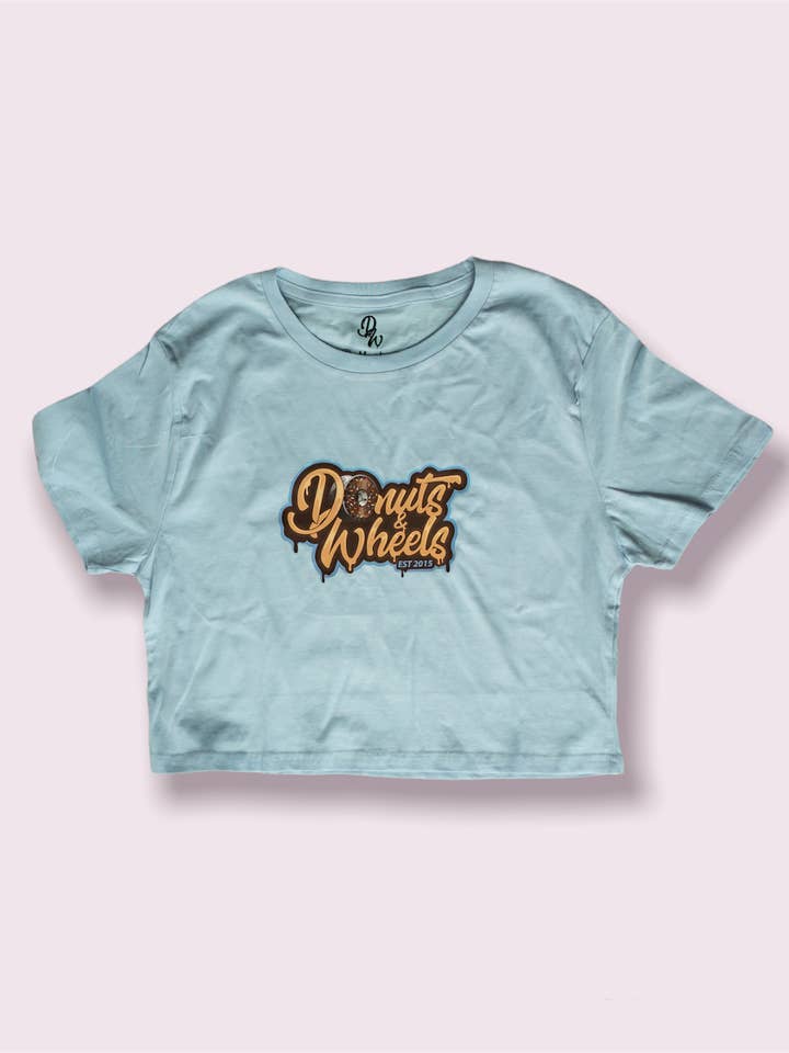 D&W Crop Top - lyseblå for engroshandel hos donutsnwheels