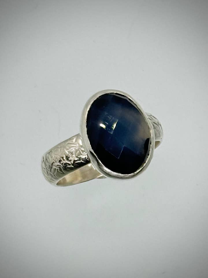 Sterling en Onyx Ring voor wholesale door Morgan McGeehan Designs