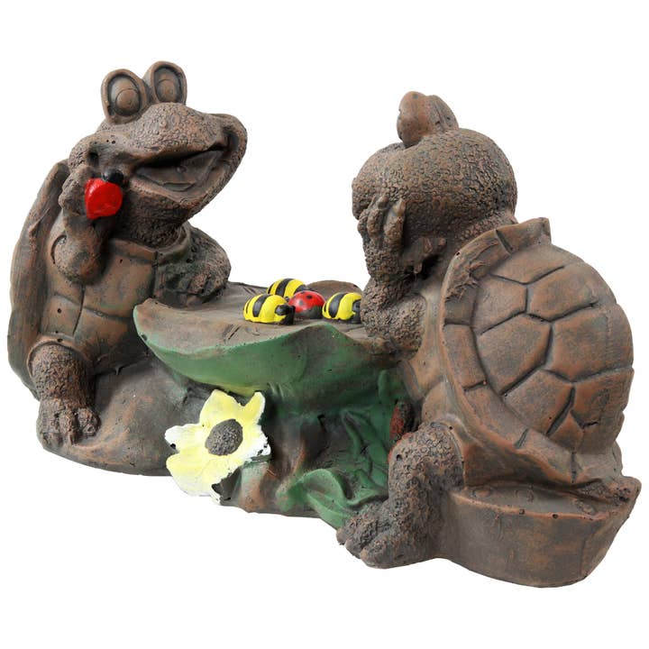 Sunnydaze Decor - Wholesale Outdoor Ornament/Decor - Tic Tac Toe Turtles Outdoor Statue - 7.5 in