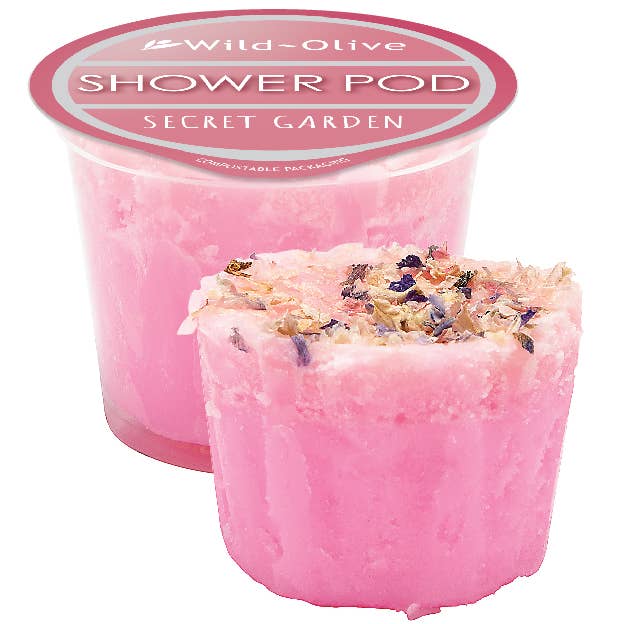 Secret Garden Shower Pod for wholesale by Wild-Olive Ltd