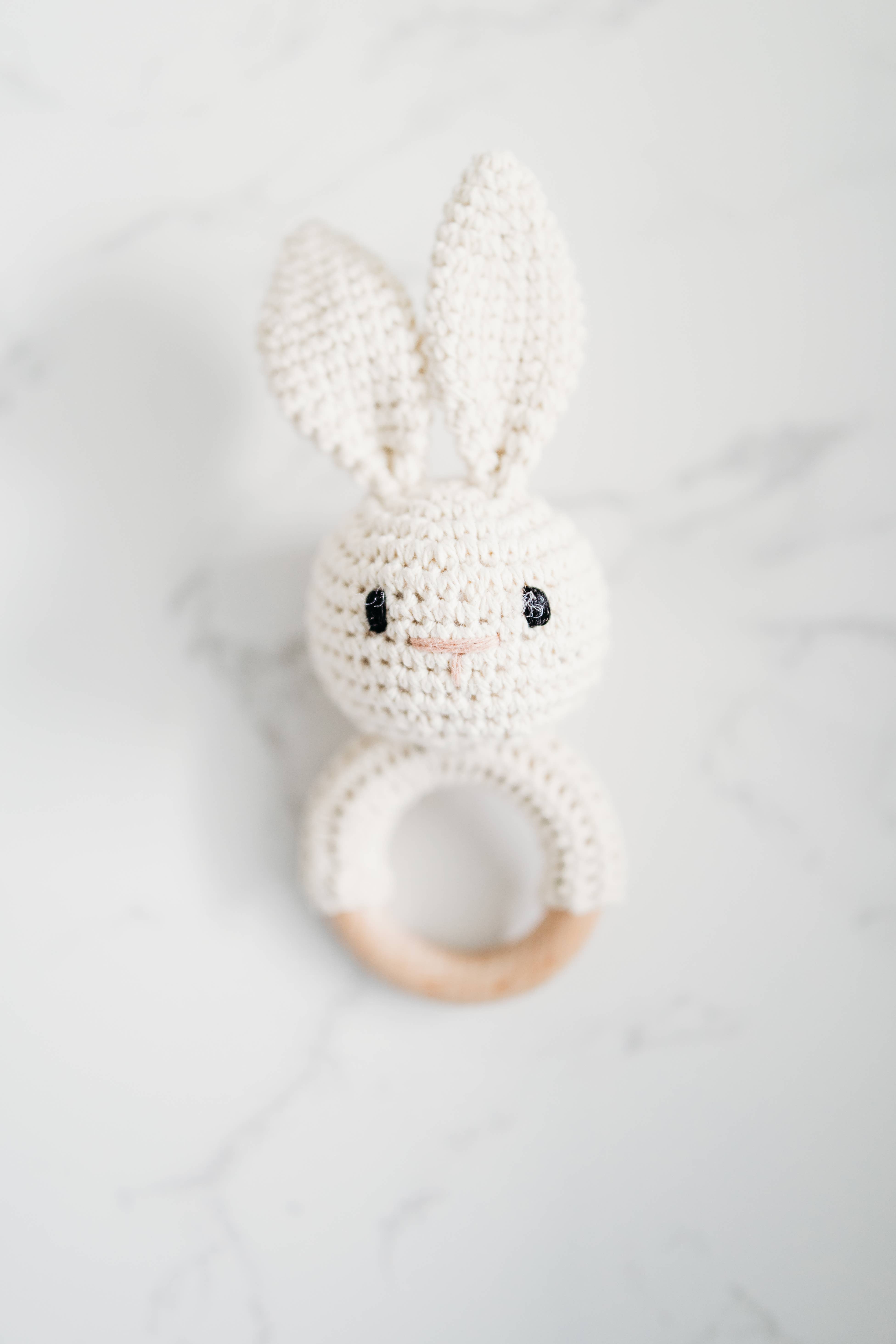 Grow With Me Baby Co - Wholesale Handheld Rattle - Baby - Baby Rattle, Crochet Baby Rattle, Animal Rattle6