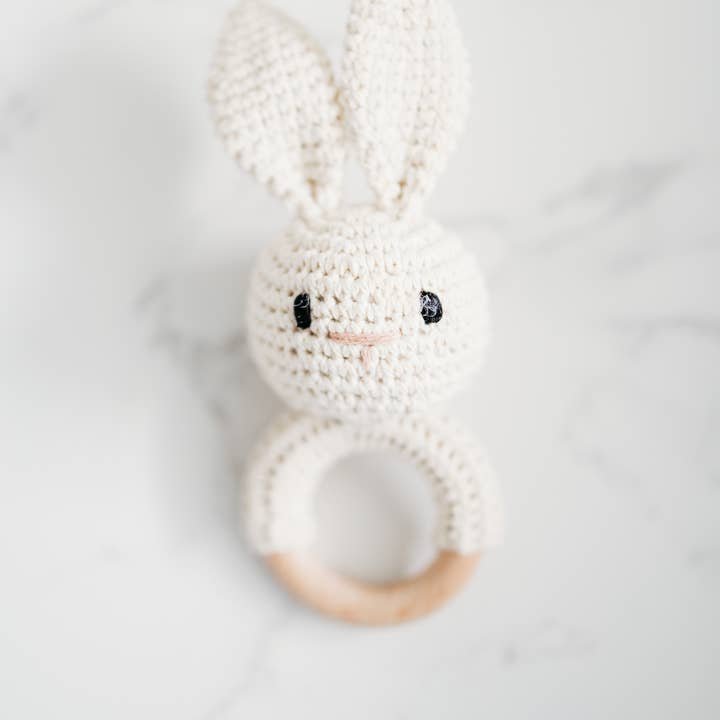 Grow With Me Baby Co - Wholesale Handheld Rattle - Baby - Baby Rattle, Crochet Baby Rattle, Animal Rattle6