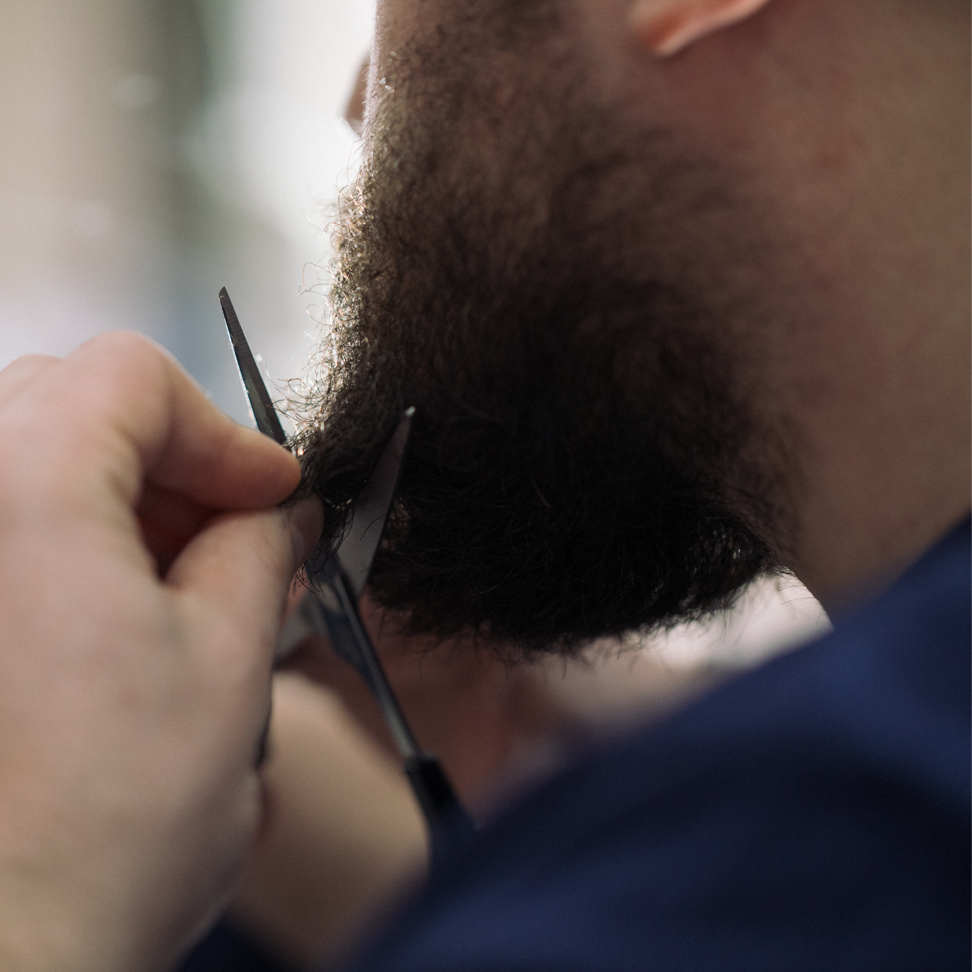 GENTS FINE GROOMING PRODUCTS - Wholesale Hair Scissors - BEARD & MUSTACHE  SCISSORS 4" STAINLESS STEEL & CASE3