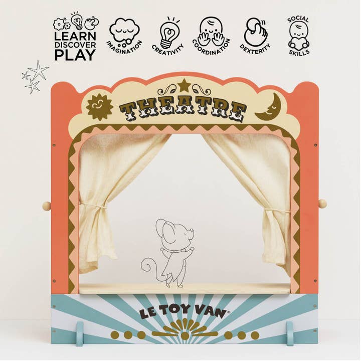 Le Toy Van, Inc. - Wholesale Wood Toy - Kids - Tabletop Puppet Wooden Theater2