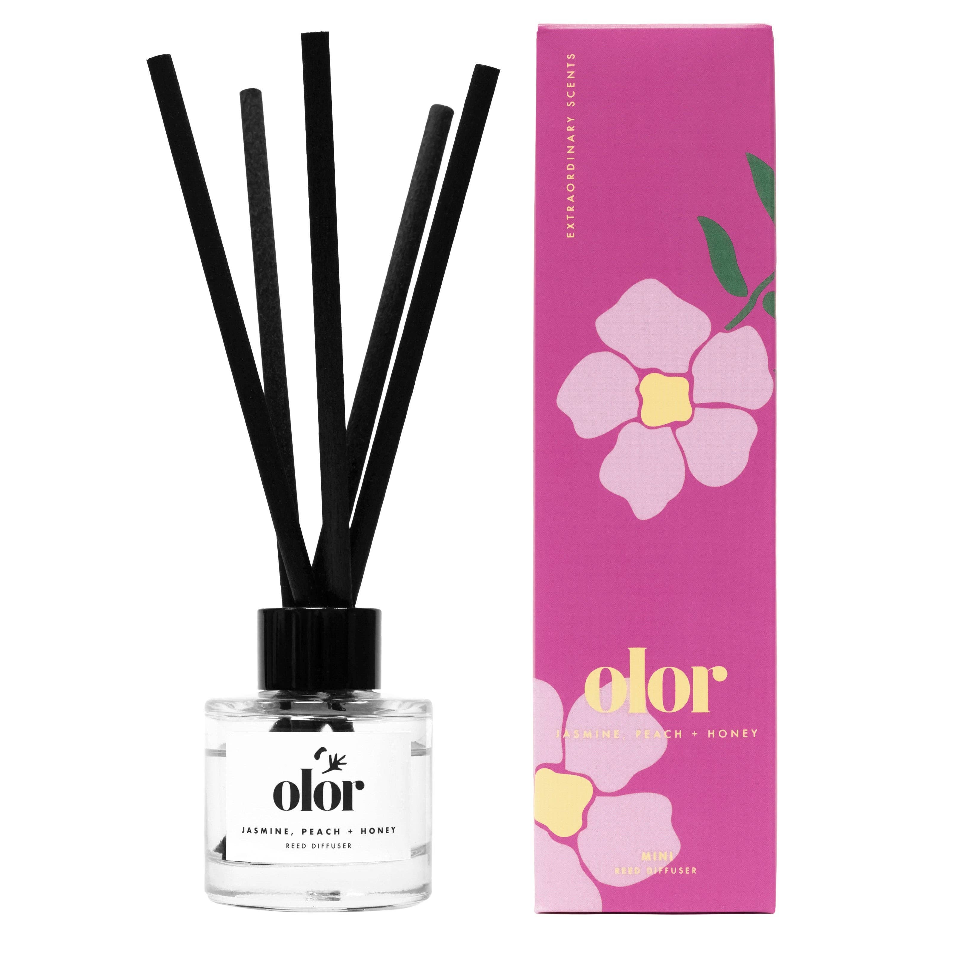 OLOR – wholesale Doftpinnar – Jasmin, Persika + Honung Mini Doftpinnar2