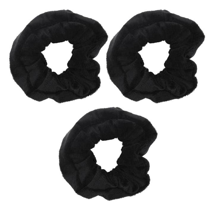 Topkids Accessories - Wholesale Scrunchie - Women's - Velvet Scrunchie Scrunchies Elastic Hair Band Ponytail Holders Hair Scrunchie Hair Bobbles Hair Accessories for Women, Ladies, Girls - Pack of 3