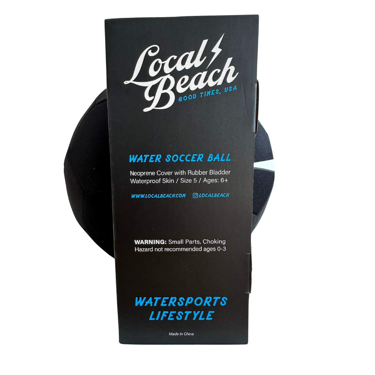 Black Local Beach Bolt Beach & Water Soccer Size 5 for wholesale on Faire1