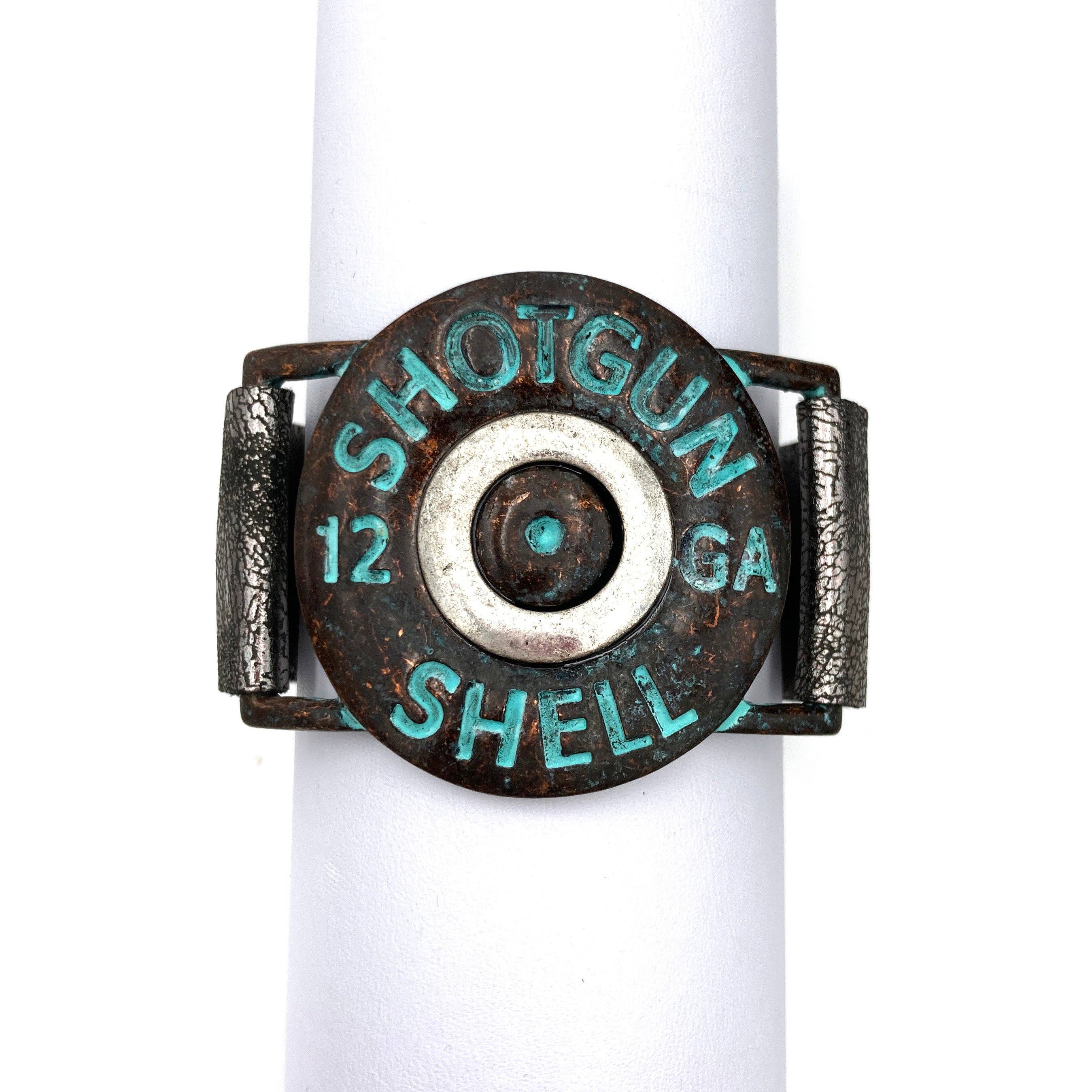 Lunar Deer - Wholesale Bangle Bracelet - Large Shotgun Bullet Shell Silver Wrap Bracelet1