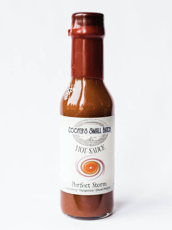 Sauce piquante Perfect Storm pour la vente par Cooper's Small Batch Hot Sauce