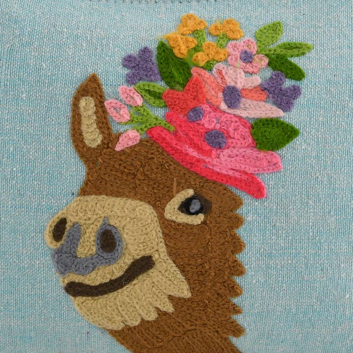 Karma Living - Wholesale Pouch - Women's - 3MXFRPC_SB set/3 DONKEY SOFT.BLUE CHEMRE POUCH 6x8"2