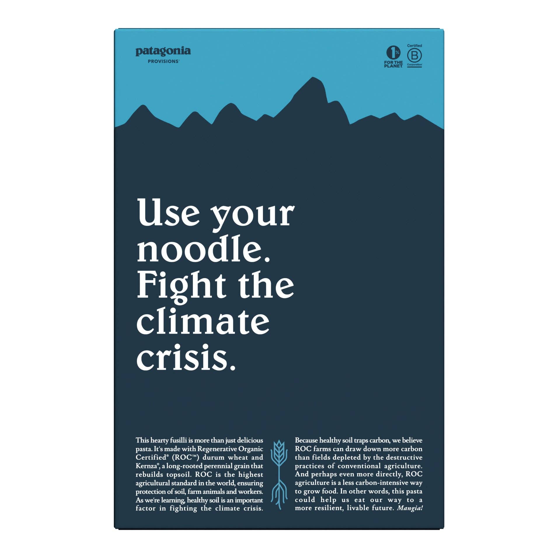 Patagonia Provisions - Wholesale Pasta - Organic Fusilli Pasta (12 oz box)2
