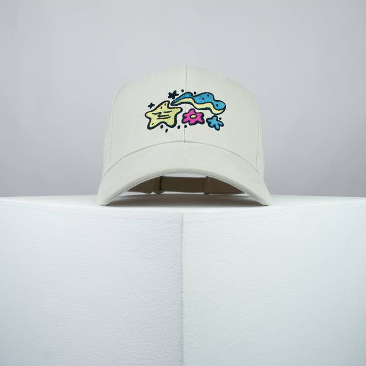 Hatty Hats Embroidery - Wholesale Baseball Cap - Women's - Floral Superstar Baseball Cap - Happy Hippie Collection4