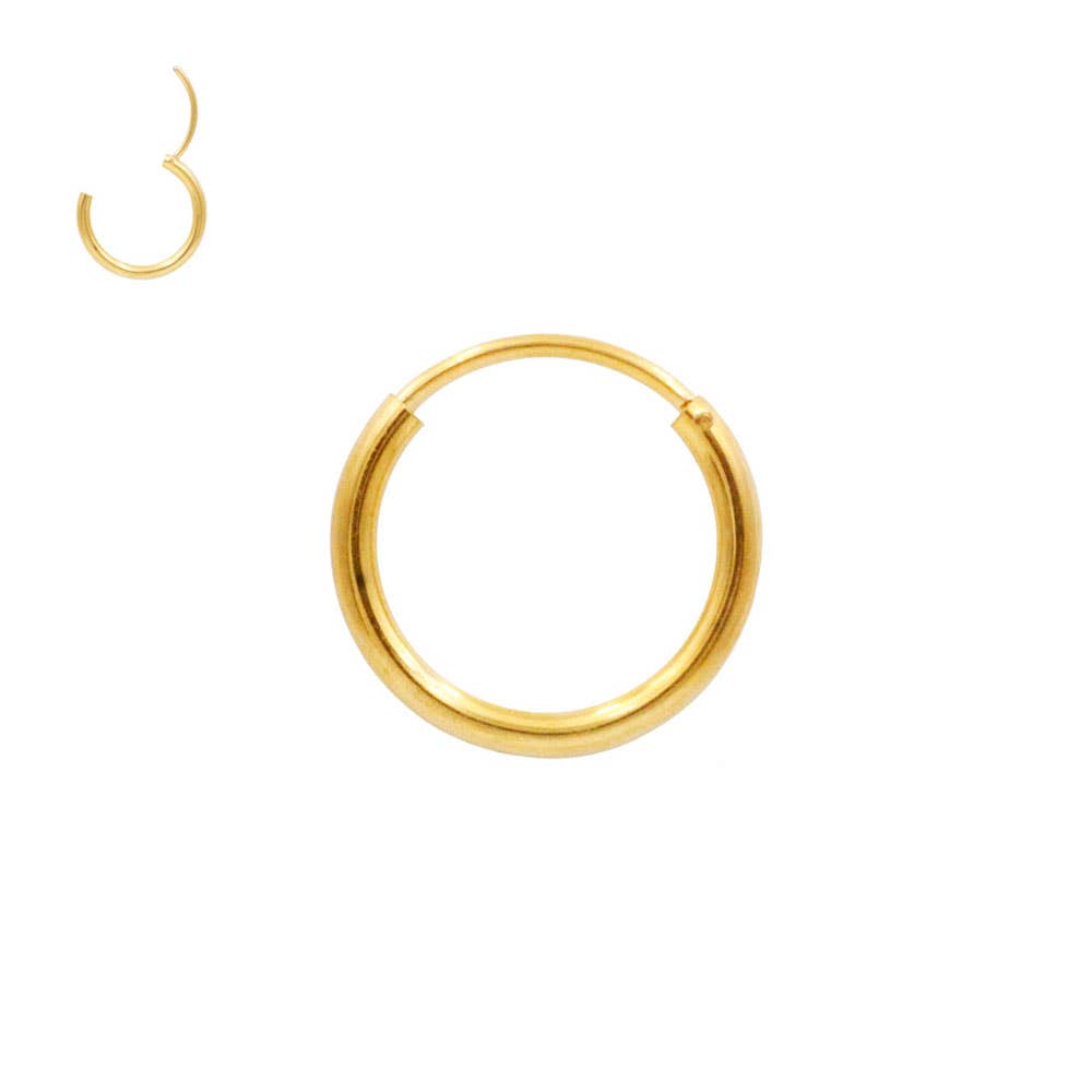 Awaken - Wholesale Single Earring - Clicker Circle - PY-0490