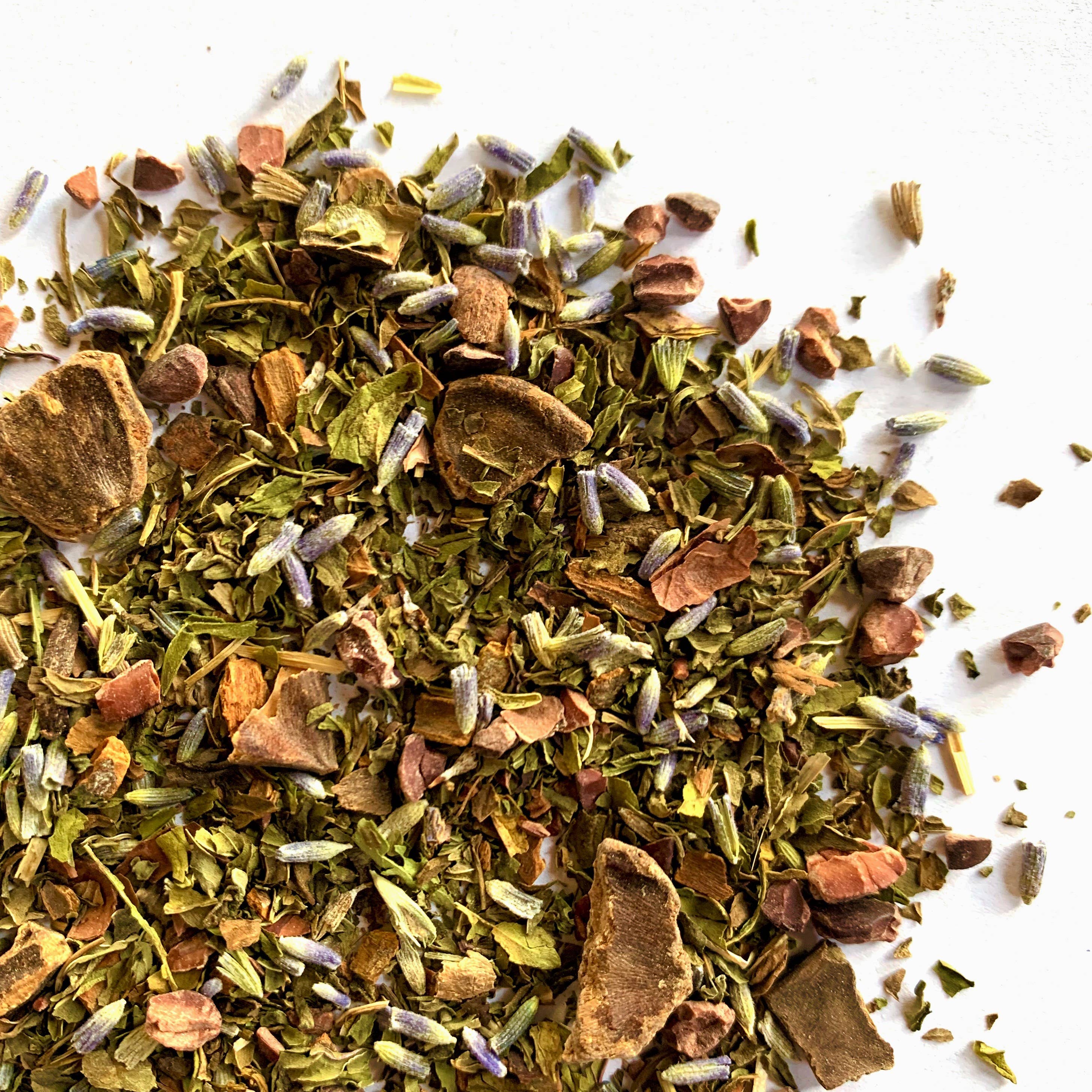 Suttle Tea - Wholesale Loose tea - Lavender Mint Dark Chocolate - Herbal (bulk bag)1