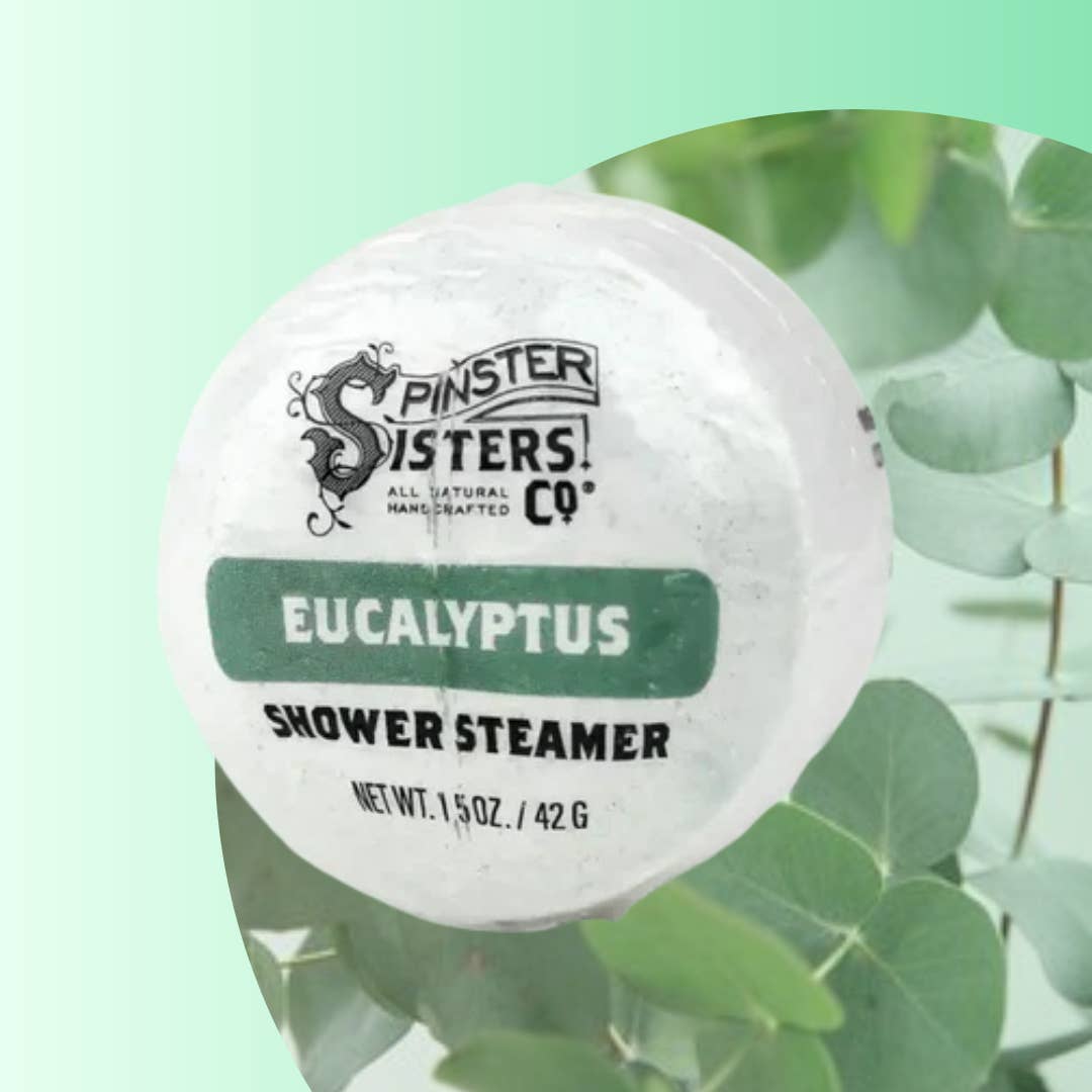 Spinster Sisters Co. / Old Salt Grooming Supply - Wholesale Shower Steamer/Bomb - Eucalyptus Essential Oil Shower Steamer: Relaxing Aroma