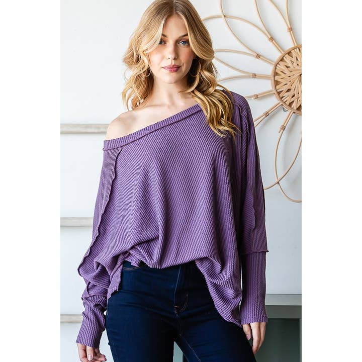 TOP HOLGADO DE MANGA LARGA para venta al por mayor de Reborn J