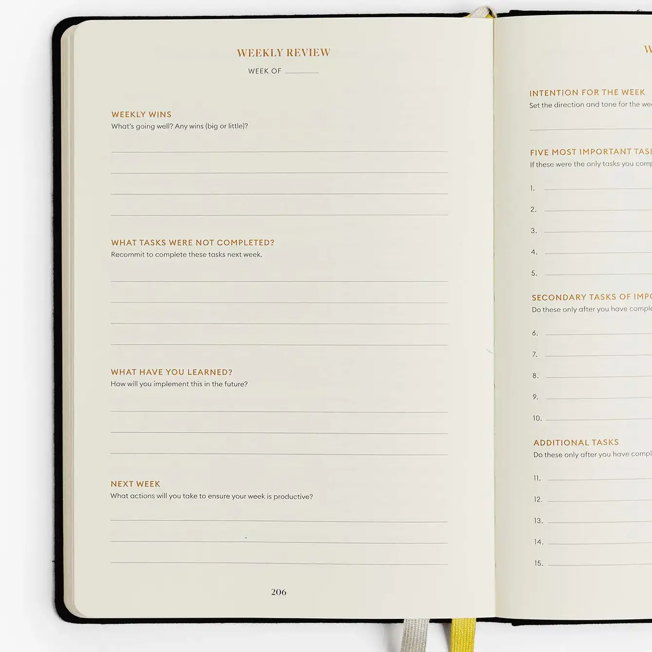 Intelligent Change - Wholesale Planner - Productivity Planner Black - Time Tracking, Goals, Self-Care11