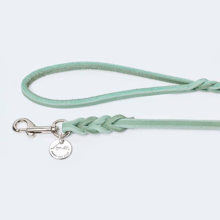 Leopold's Finest for dogs - Wholesale Pet Leash - Dog - Rounded leather tracking leash 5m7