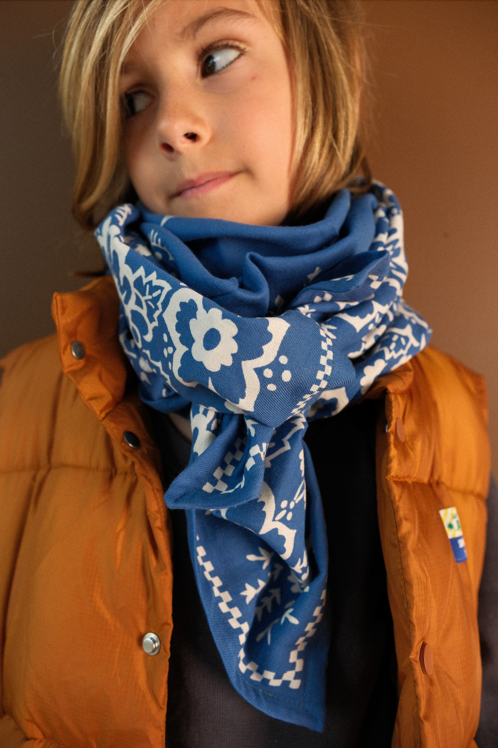 SO FAMILY - Wholesale Scarf - Women's - Mysore Adult Scarf Sky Bandana0