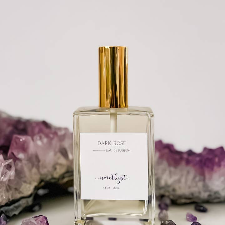 Amethyst Candle Co. – wholesale Perfume/eau de toilette – eau de parfum- dark rose + patchouli