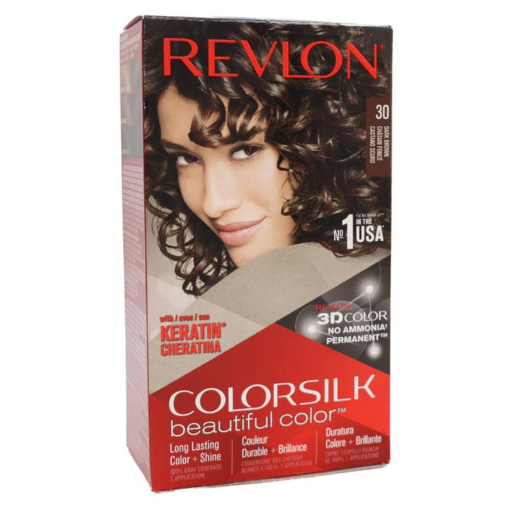 Revlon Colorsilk Permanent Hair Color 30 Dark Brown for wholesale by KT Supply