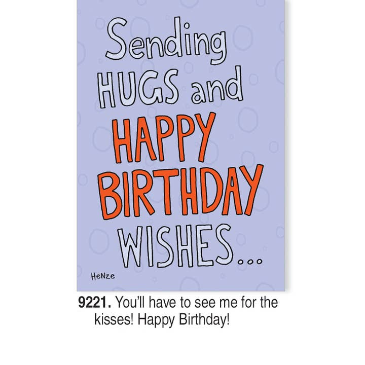 Oatmeal Studios - Wholesale Birthday Card - Sending Hugs Birthday Card - 92212