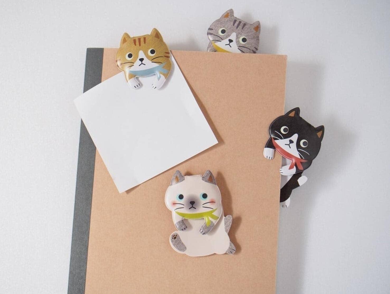 「FUNJI」In Japan – wholesale Bookmark – Japanese Cat Magnetic Clip Kawaii Bookmark Memo Holder6