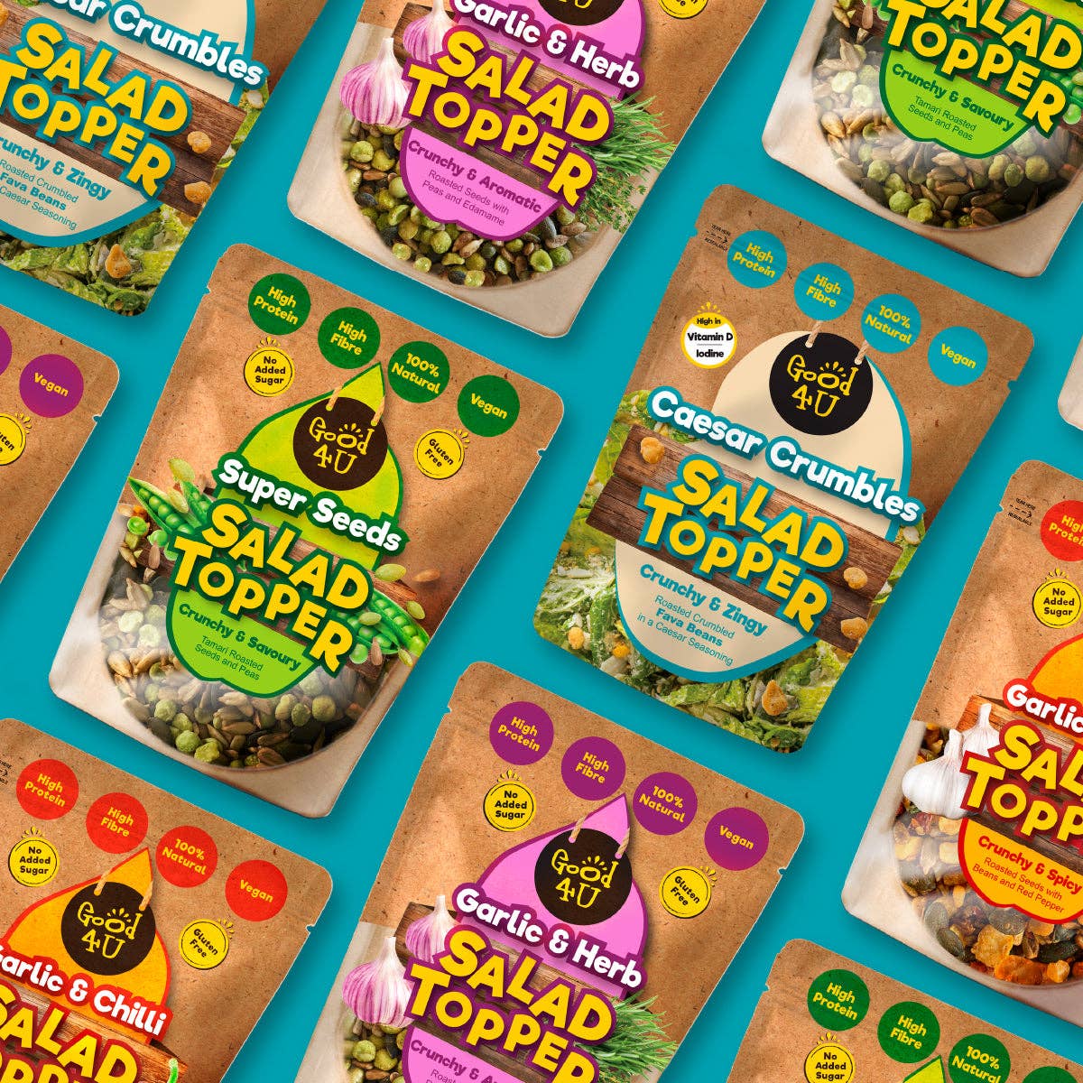 Good4U - Wholesale Salad Dressing - Caesar Crumbles Salad Topper7