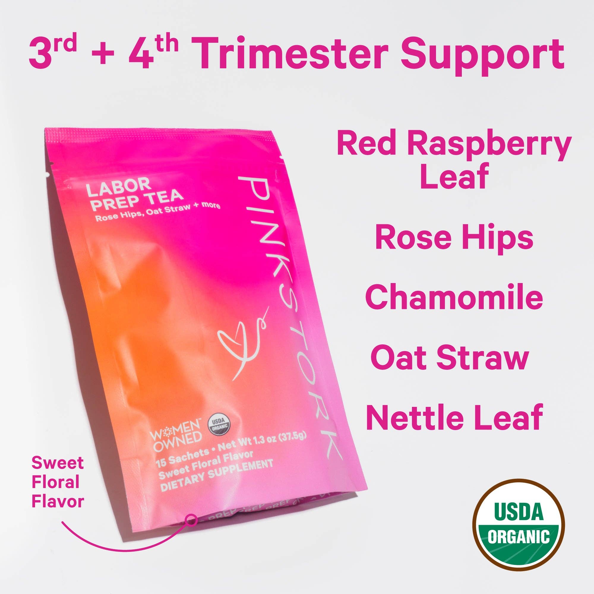 Pink Stork - Wholesale Nursing Tea - Maternity - Labor Prep Tea1