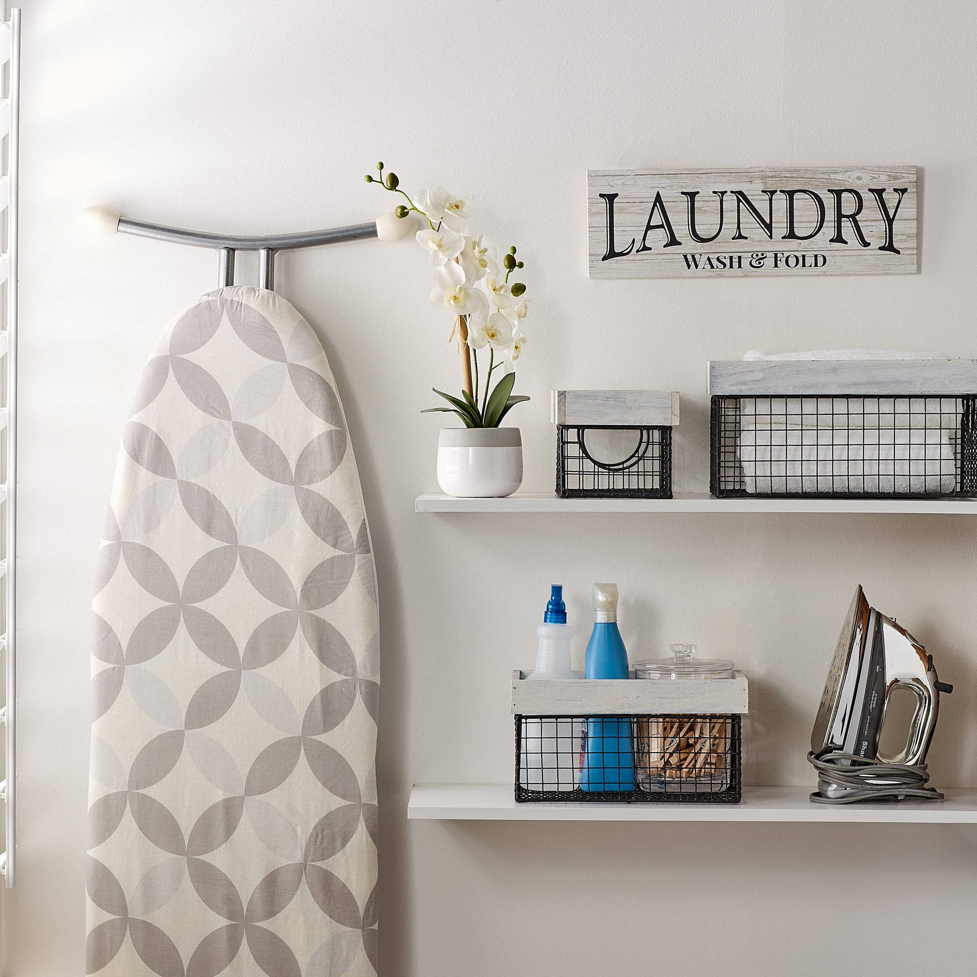 Welcome Home Unbeatable Deals - Vente Paniers - Ensemble de 3 paniers de ferme finition blanc antique2