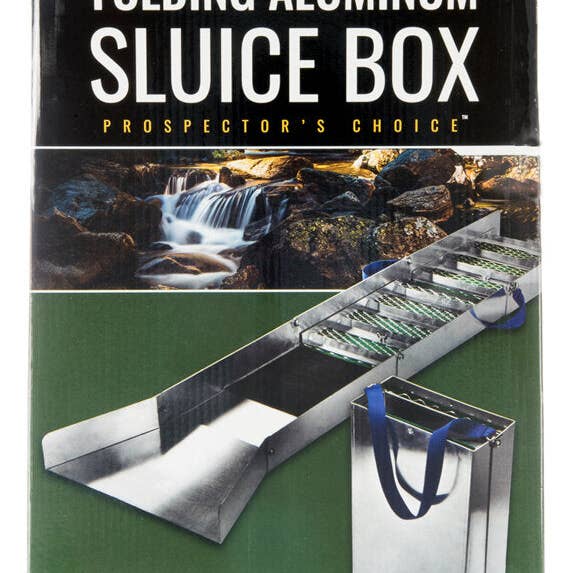 Adventure Market – wholesale Sporting accessories – Aluminium Folding Sluice Box - Extended L 50" x W 9"