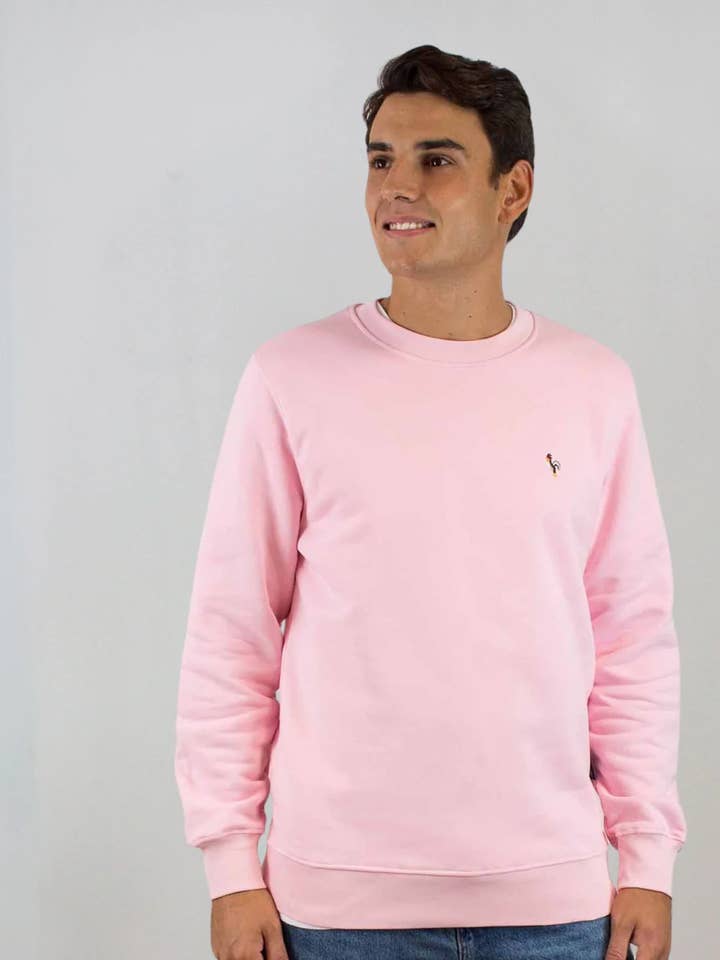 Effen roze sweatshirt voor wholesale door Patadegayo