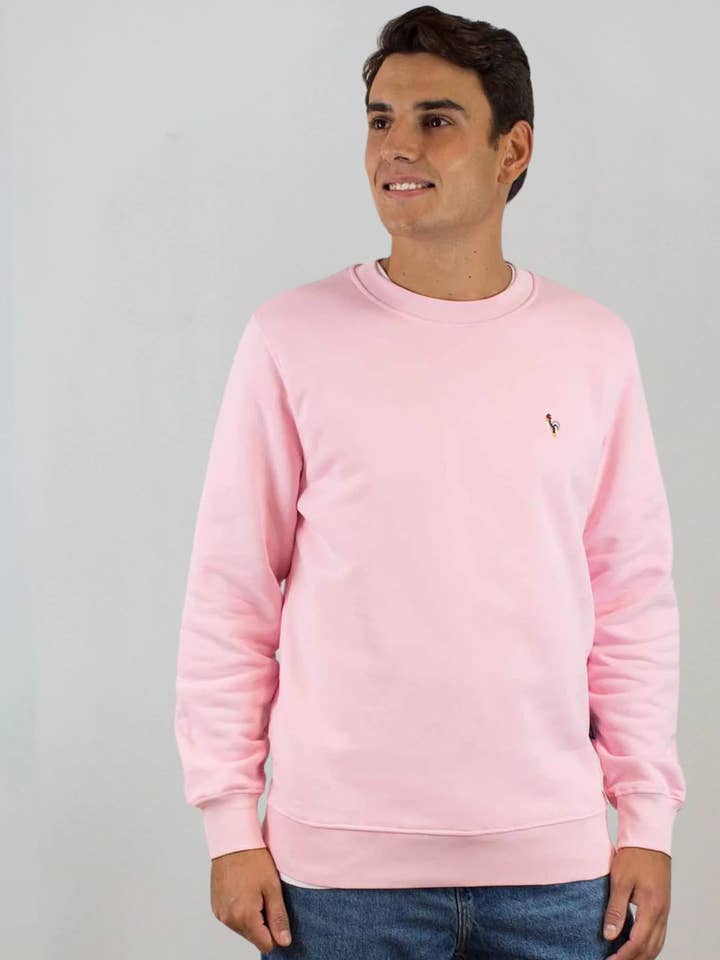 Effen roze sweatshirt voor wholesale door Patadegayo