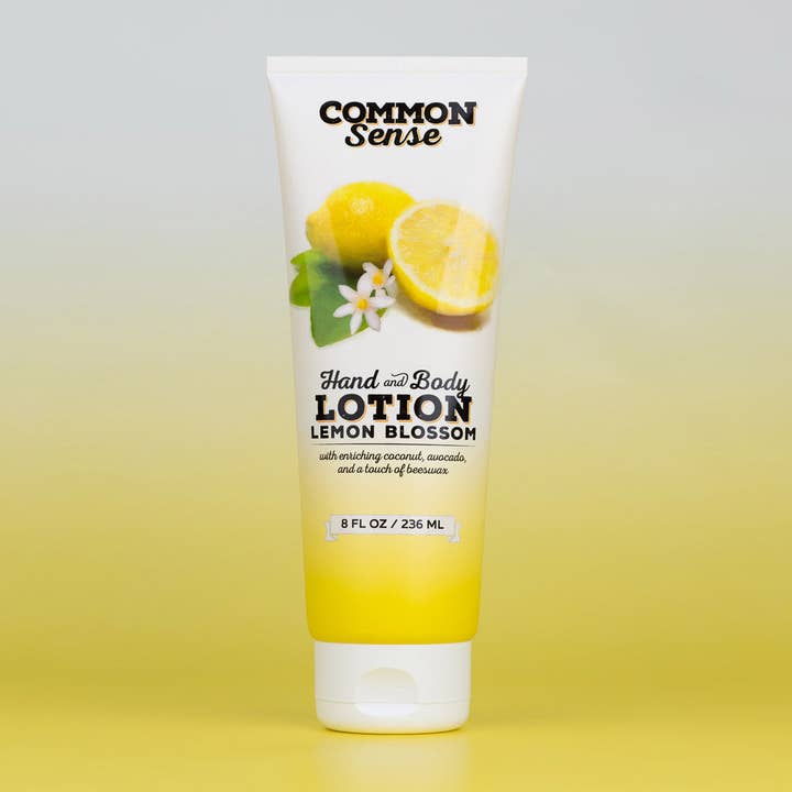 Common Sense Soap - Wholesale Hand & Body Lotion - Lemon Blossom Lotion 8 oz.