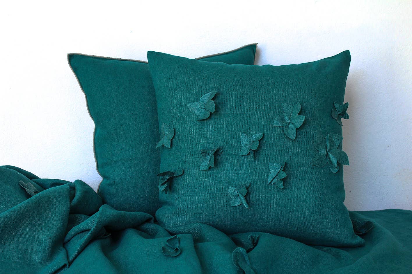 Giardino Segreto - Wholesale Throw/Decorative Pillow - JASMINE pure linen cushion7