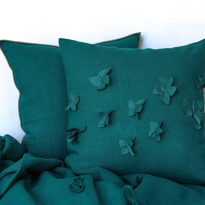 Giardino Segreto - Wholesale Throw/Decorative Pillow - JASMINE pure linen cushion7