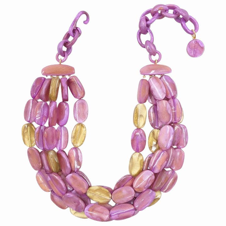 Halsband Laura - 1400032 för wholesale av Dominique Denaive Paris