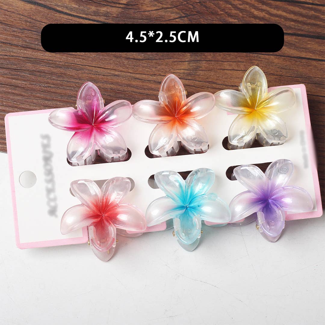 UNISHE - Wholesale Hair Clip - Women's - Bauhinia Flower Back Head Shark Hair Clip ZK32291