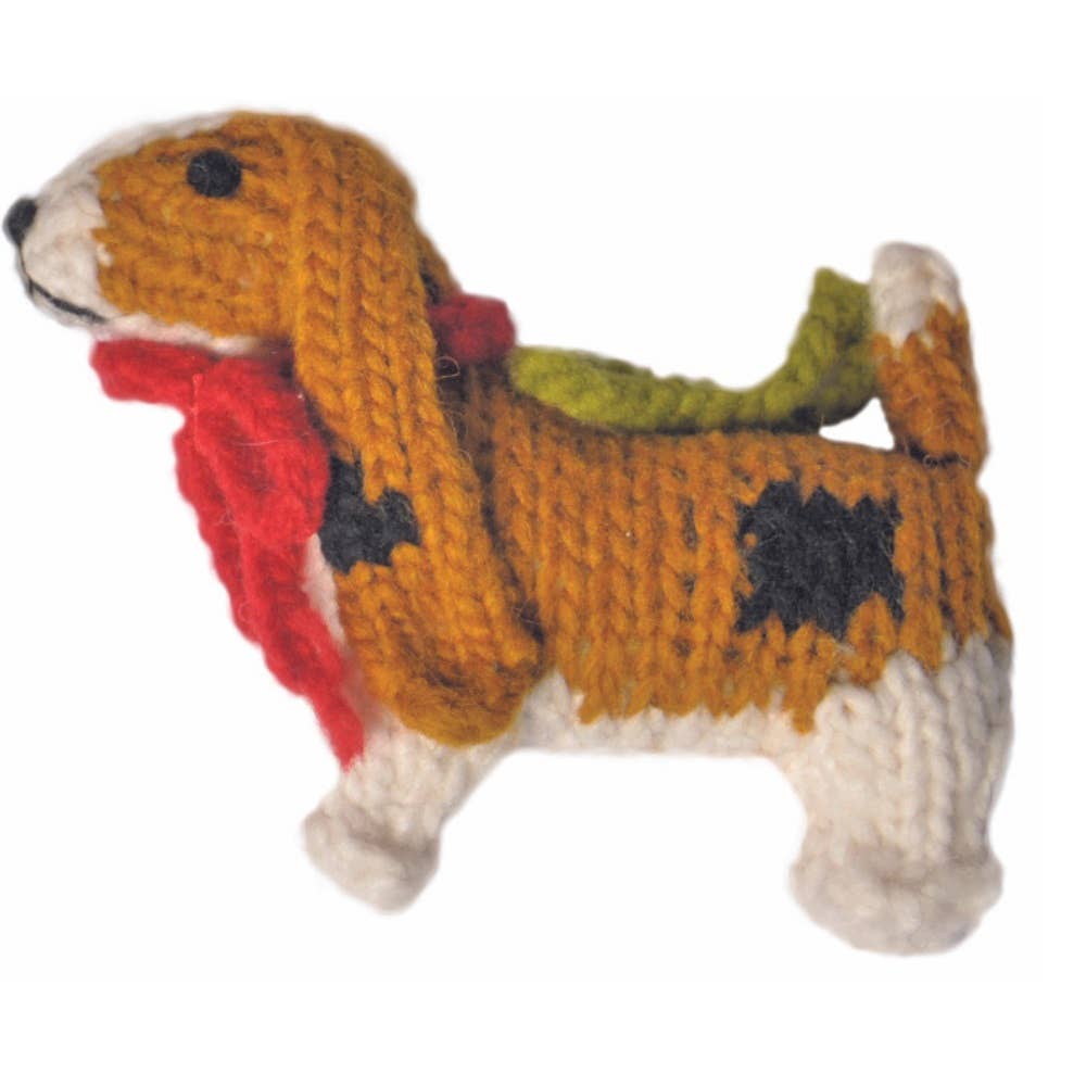 CHILLY DOG LLC - Wholesale Christmas Decoration - Basset Hound Dog Ornament3