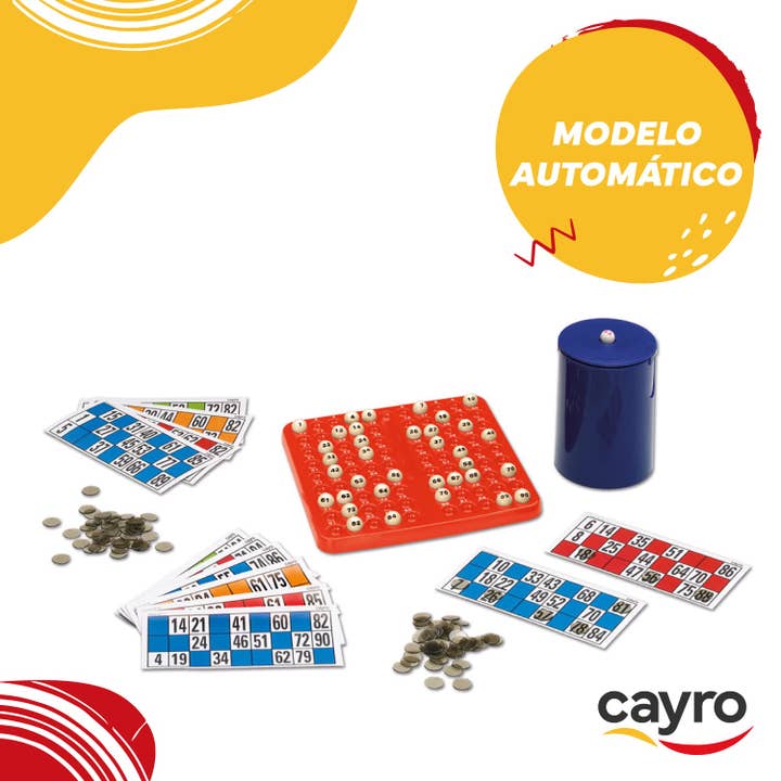 Cayro - Wholesale Board Game - Bingo - + 6 Years - Automatic Model - Includes 48 Cards1