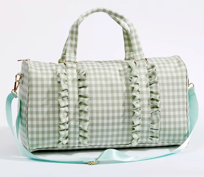 The Loki Shop - Vendita all'ingrosso Sacca da viaggio - Donna - Borsa da viaggio a sacco con volant in tessuto vichy8